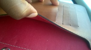 Saddle Leather - left side